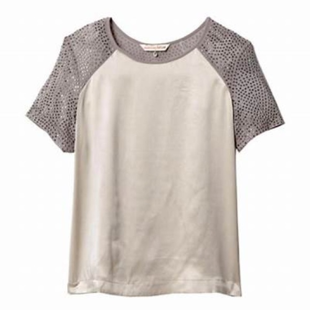 🎉HOST PICK🎉Rebecca Taylor Silk Nailhead Tee
